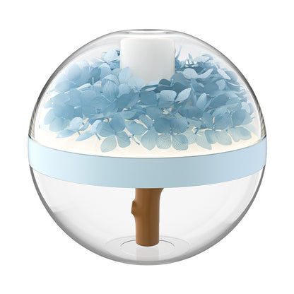 Mini USB Bedroom Humidifier with Creative Floral Design