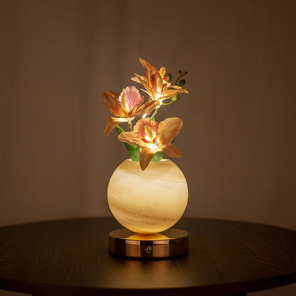 Simulation Phalaenopsis Planet Table Lamp