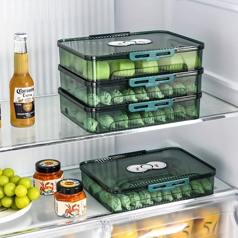 Transparent Dumpling Storage Box