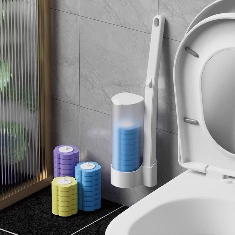 Disposable Toilet Brush Replacement Head Set