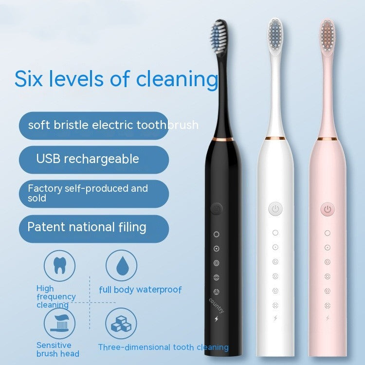 Soft-bristle Rechargeable Toothbrush & Oral Irrigator