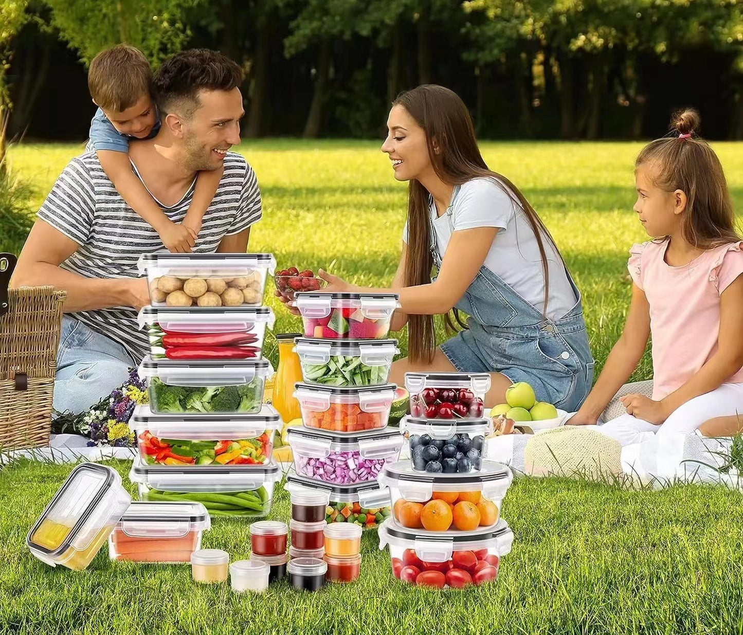 24-piece Refrigerator Food Plastic Seal Set