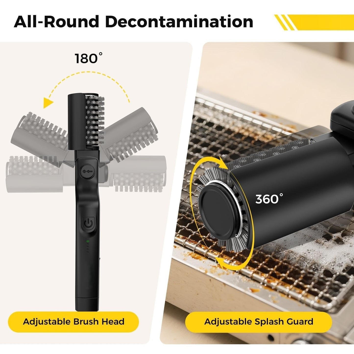 Electric BBQ Brush for Grill Cleaning