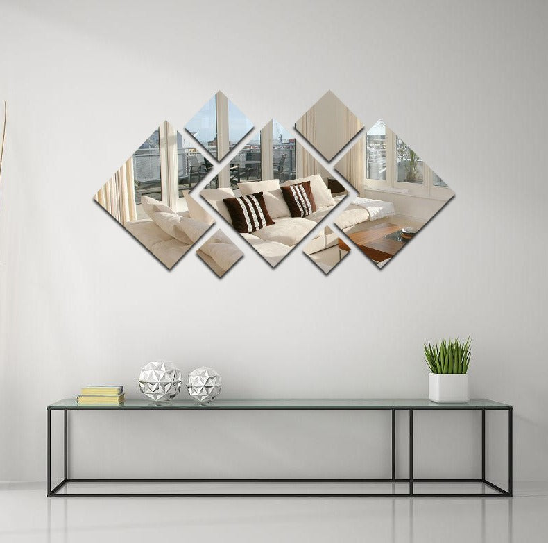 Square Acrylic Decorative Mirror Set