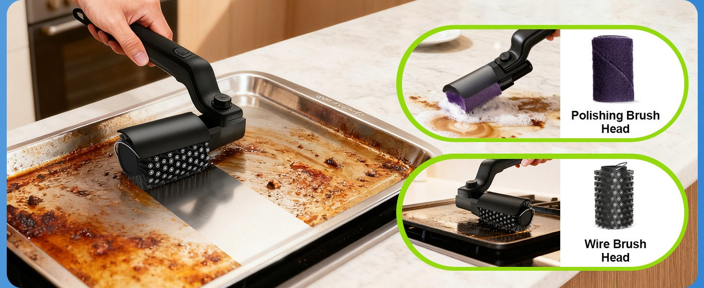 Electric BBQ Brush for Grill Cleaning