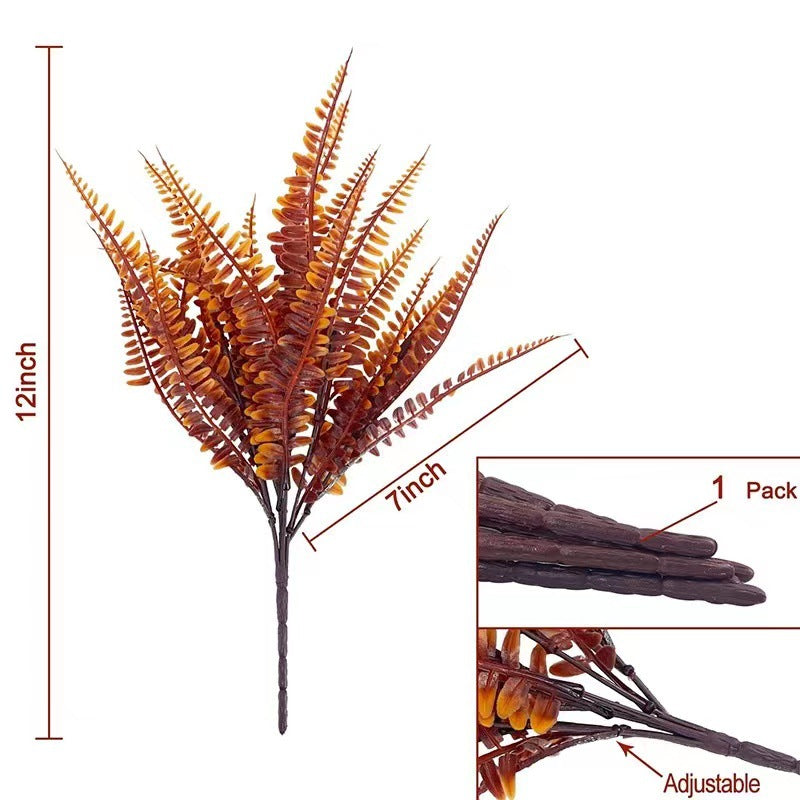 UV-Resistant Artificial Long Persian Leaf Plant