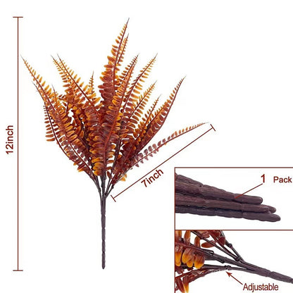 UV-Resistant Artificial Long Persian Leaf Plant