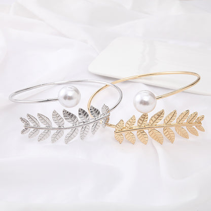 New Luxury Curtain Tiebacks with Metal Leaf Design