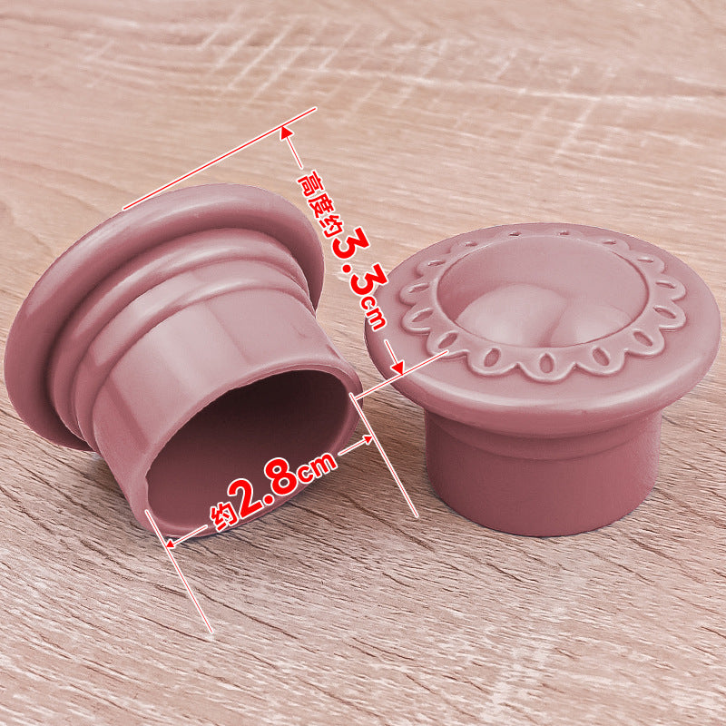 Thick Curtain Rod End Caps for Roman Rods - Decorative