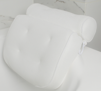 Luxurious Bath Pillow with Non-Slip Suction Cups