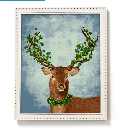 DIY Digital Oil Painting Frame - Minimalist Black & White