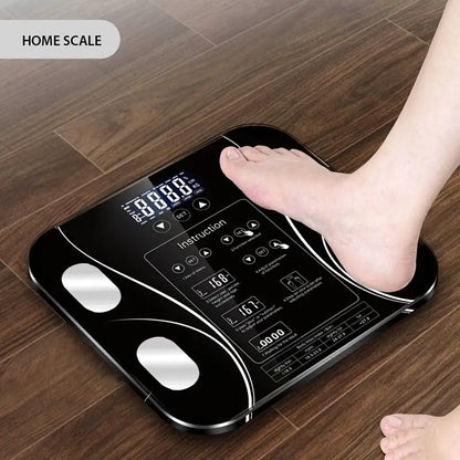 Electronic Smart Weight and Fat Scale with LCD Display