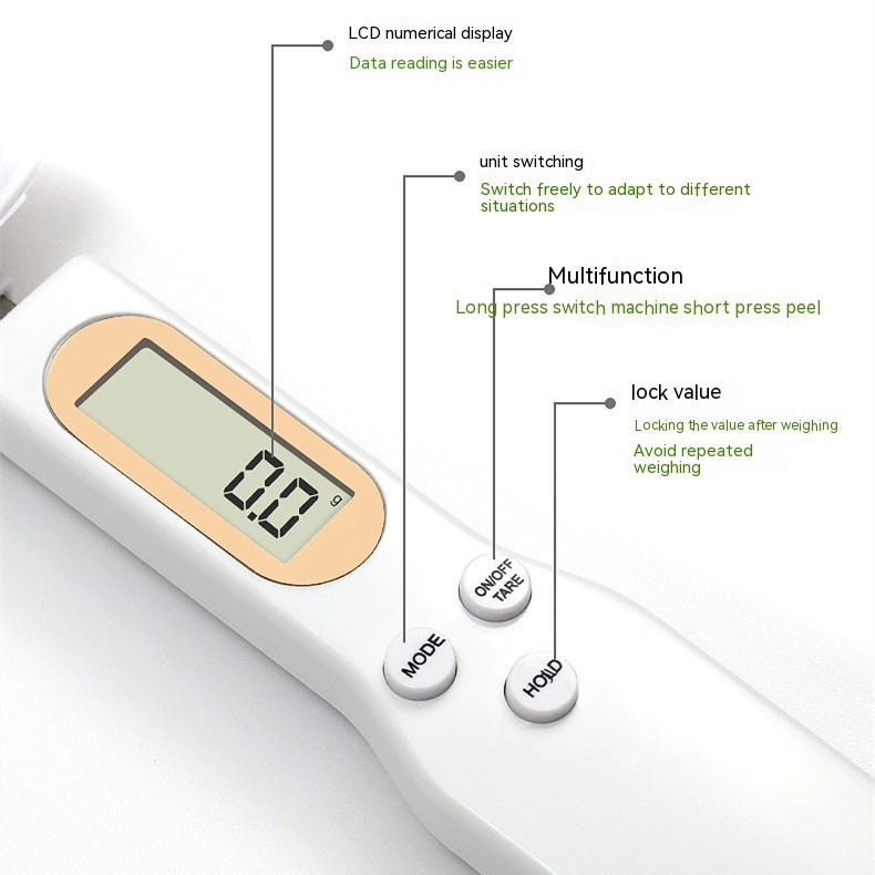 Handheld Spoon Precise Digital Scale