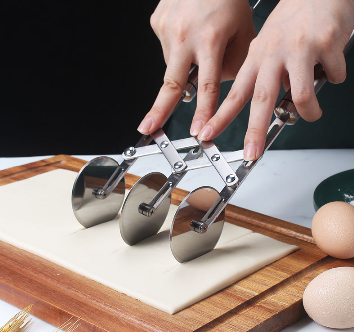 Multi-Round Dough Cutter Roller for Pasta Making