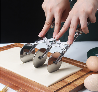 Multi-Round Dough Cutter Roller for Pasta Making