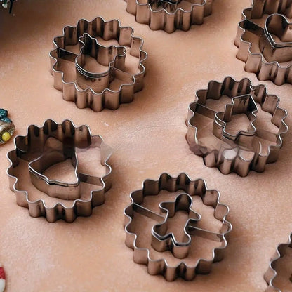 Stainless Steel Cookie & Cake Mold Set