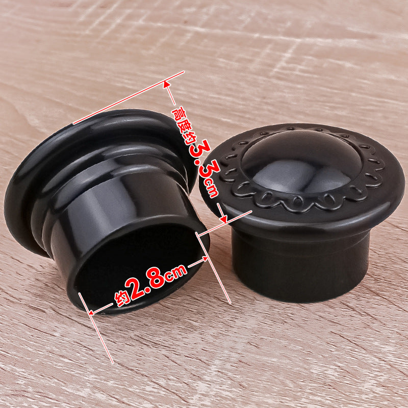 Thick Curtain Rod End Caps for Roman Rods - Decorative