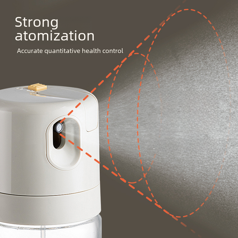 Self-Designed Oil Bottle with Spray and Pour Function