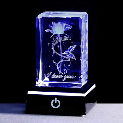 Engraved Rose Ornament