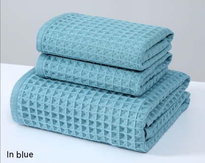 Cotton Waffle Bath Towel