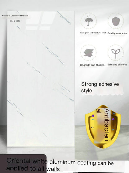 PVC Imitation Marble Floor Stickers for Home Decor (1pc)