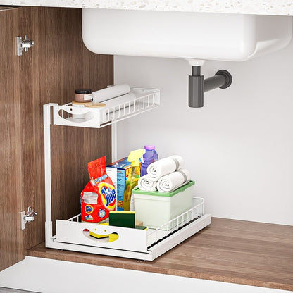 2-Tier Bathroom Sink Storage Rack Set