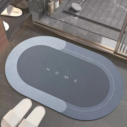 Absorbent Diatom Ooze Bath Mat