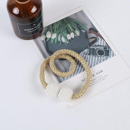 Amazon Cross-Border Pearl Curtain Tieback Accessories