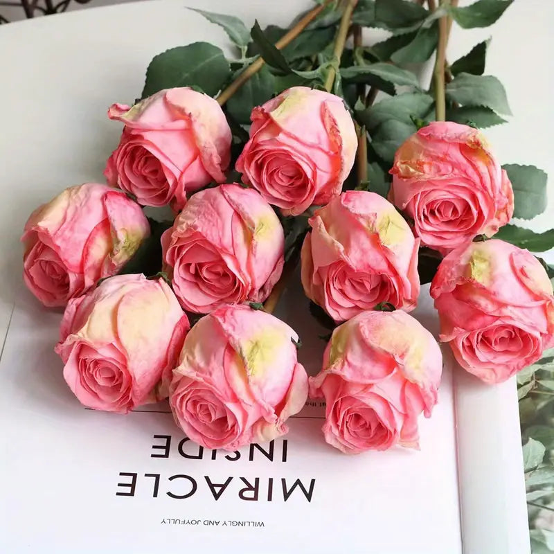 Artificial Roasted Rose for DIY Craft and Home Decor