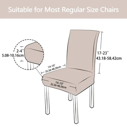 Washable Chair Covers for Dining Room (Set of 4)