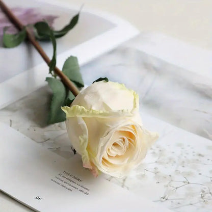 Artificial Roasted Rose for DIY Craft and Home Decor