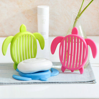 Creative Turtle Soap Dish in Candy Colors for Bathroom
