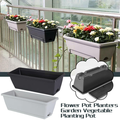 Hollen Pot Family Rectangular Planter for Vegetables & Flowers