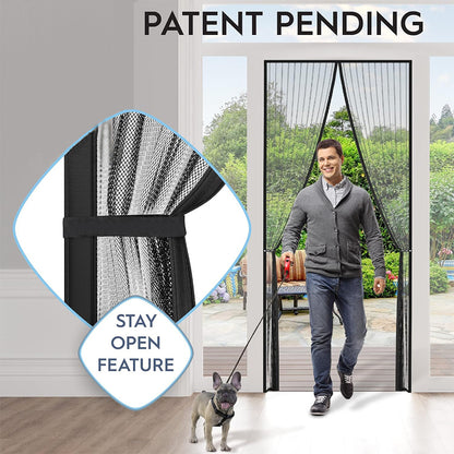 Magnetic Screen Door Curtain for Mosquito Protection
