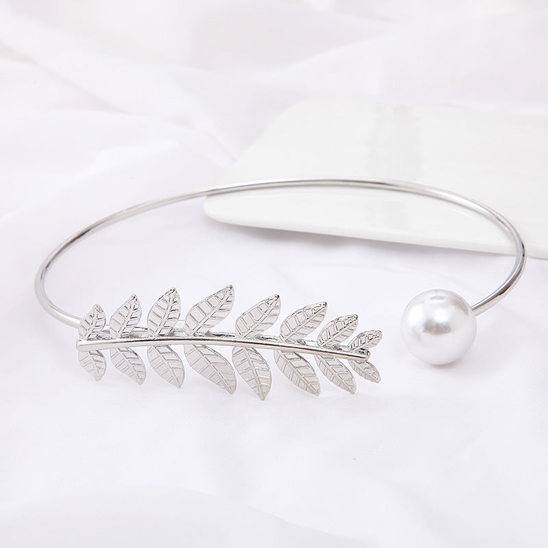 New Luxury Curtain Tiebacks with Metal Leaf Design
