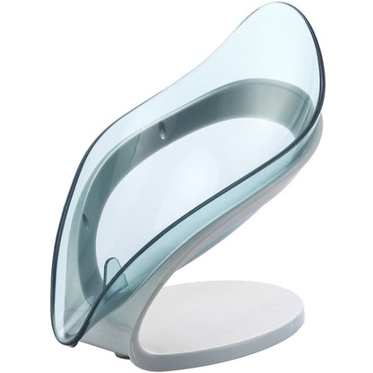 Creative Transparent Leaf Soap Holder for Bathroom