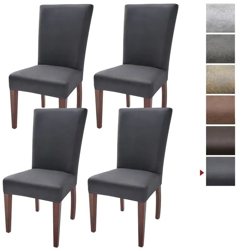 Washable Chair Covers for Dining Room (Set of 4)