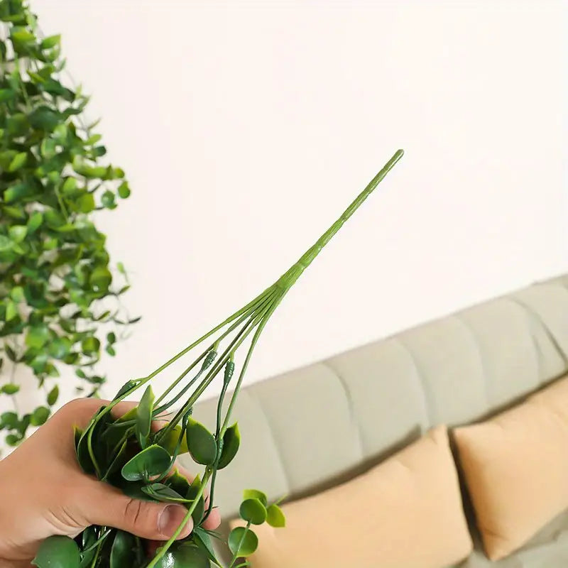 2pcs Artificial Persian Grass Wall Hanging Decor