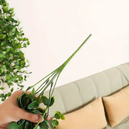 2pcs Artificial Persian Grass Wall Hanging Decor