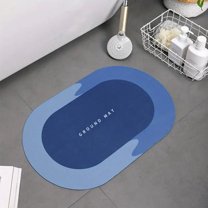 Absorbent Quick Dry Non-Slip Bath Mat Rug (1pc)
