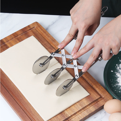 Multi-Round Dough Cutter Roller for Pasta Making