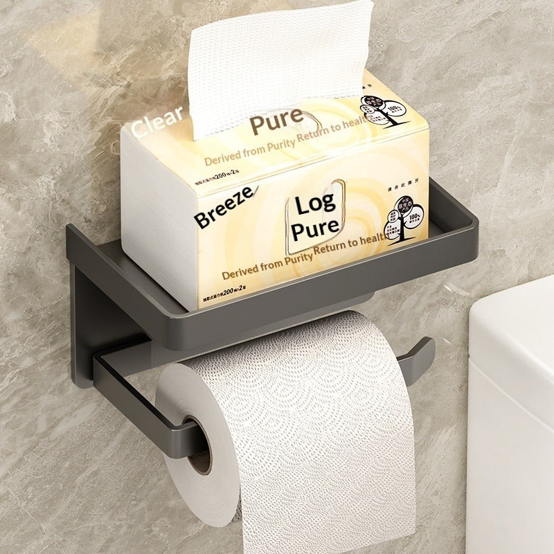 No-Drill Toilet Paper Holder