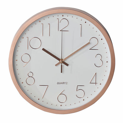 Silent Electronic Wall Clock with Arabic Numerals 12"