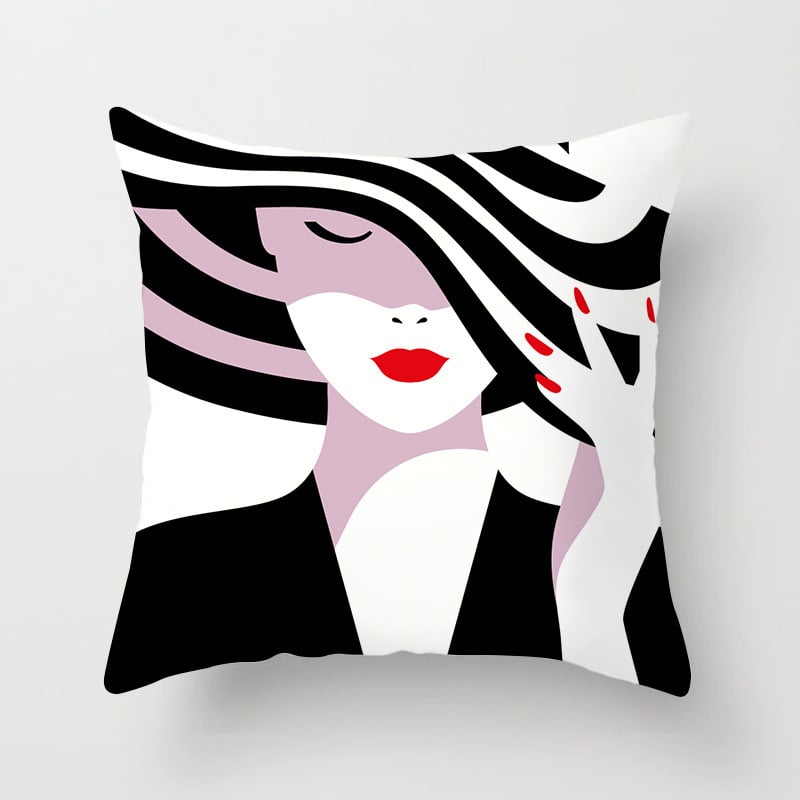 Printed Super Soft Material Cushion Cover