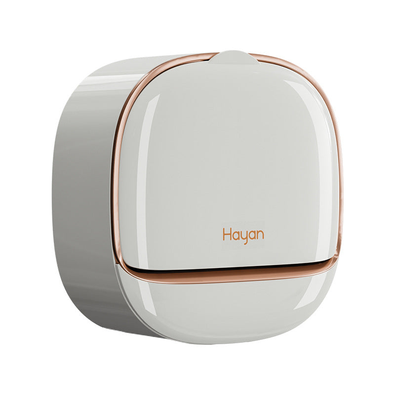 Wall-Mounted Soap Dish with Drainage and Cover