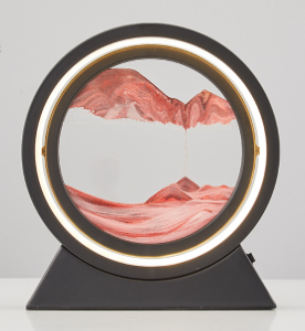 Moving Sea Sand Art Hourglass Night Light (One Piece)
