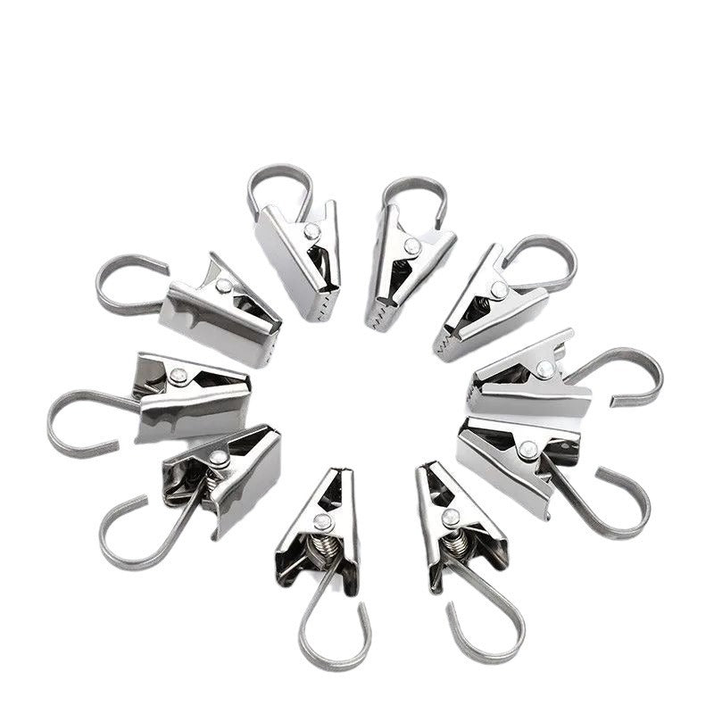 Stainless Steel Curtain Clip Hooks for Heavy Curtains