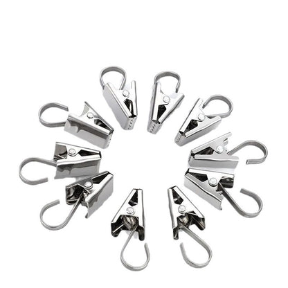Stainless Steel Curtain Clip Hooks for Heavy Curtains