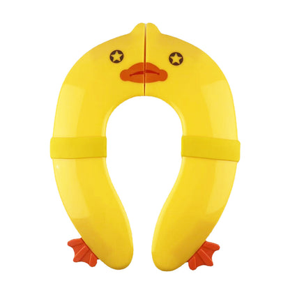 Portable Folding Toilet Seat for Kids - Duck Design