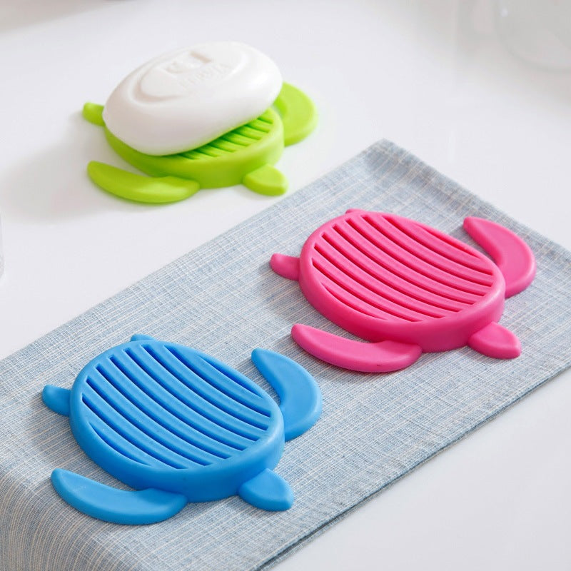 Creative Turtle Soap Dish in Candy Colors for Bathroom